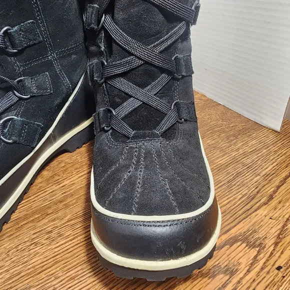 Sorel Tivoli High II Snow Boots - Black Waterproof - Size 8