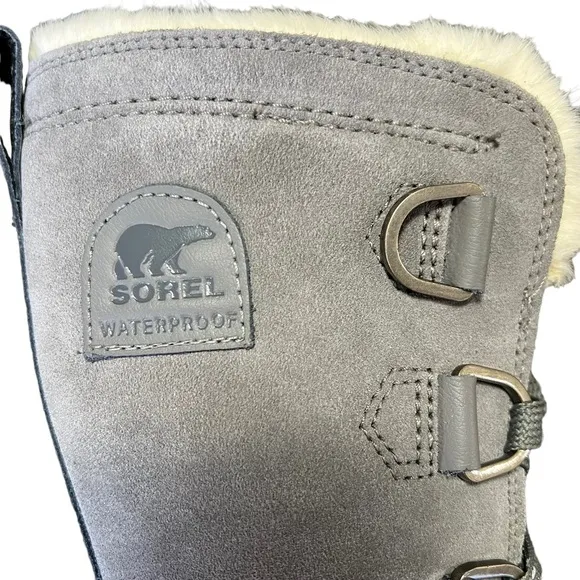 Sorel Tivoli IV Tall Suede Boots In Quarry Gray Women’s Size 5