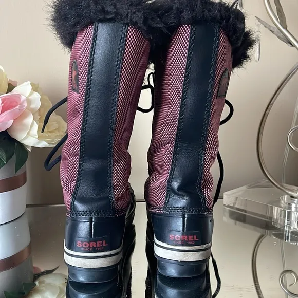 Sorel Tofino Nylon Pac Boots Waterproof Insulated Red/Chili