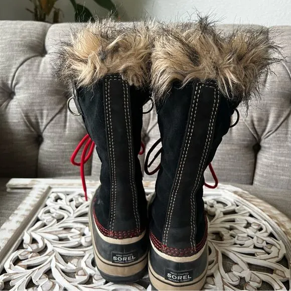 Sorel Waterproof Faux Fur Winter Snow Boots Women’s 9