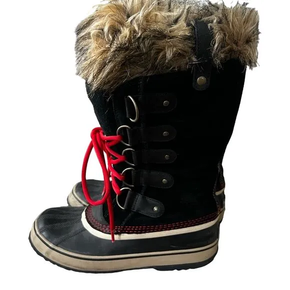 Sorel Waterproof Faux Fur Winter Snow Boots Women’s 9