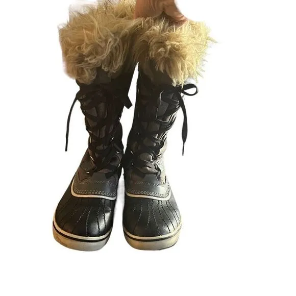 Sorel Women's Arctic Tivoli High Pewter Joan of Arctic Boots Gray Size 6.5