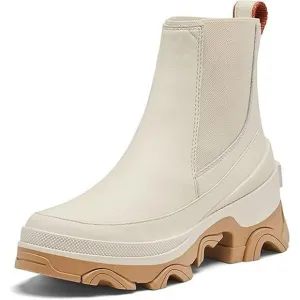 Sorel Women's Brex Boot Chelsea Waterproof Boot, Beige Size 8
