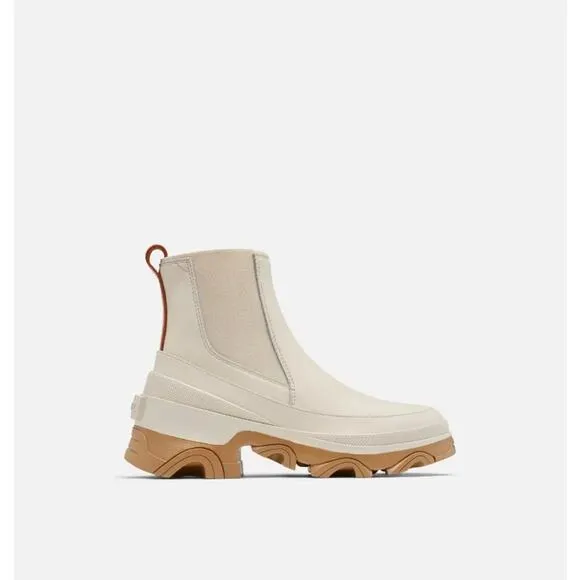 Sorel Women's Brex Boot Chelsea Waterproof Boot, Beige Size 8