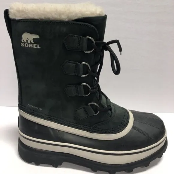 Sorel Women’s Caribou, Waterproof Winter Boots Black, Size 9M