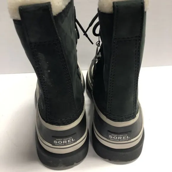 Sorel Women’s Caribou, Waterproof Winter Boots Black, Size 9M