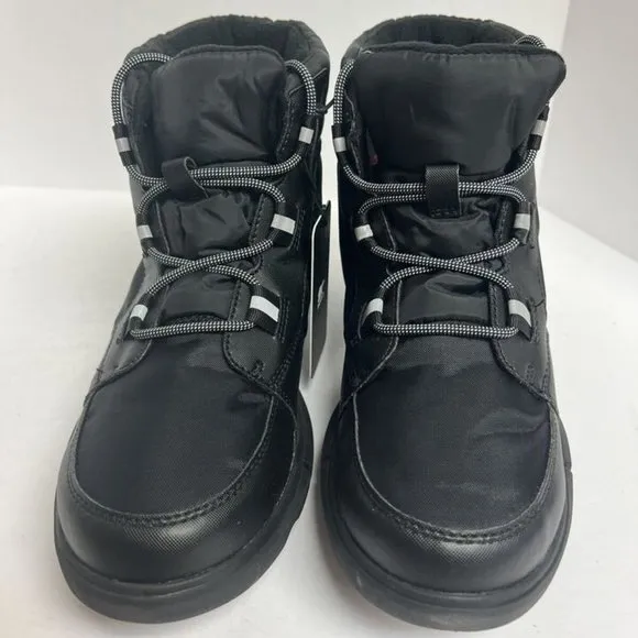 Sorel Women's Explorer II Carnival Sport Waterproof Boots Black, Size 10M