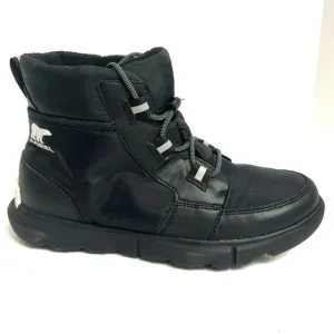 Sorel Women's Explorer II Carnival Sport Waterproof Boots Black, Size 10M
