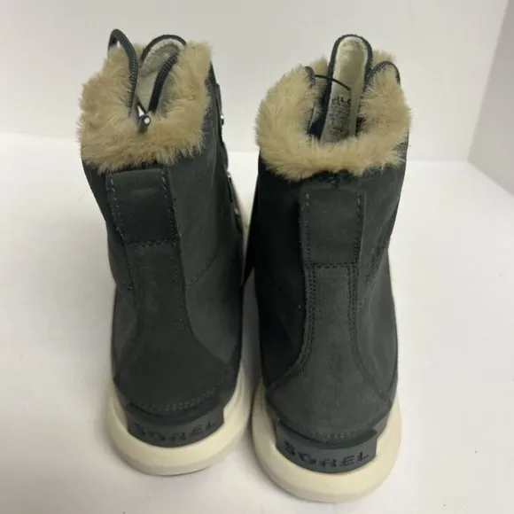 Sorel Women's Explorer II Joan Faux Fur Waterproof Boots Black, Size 7 M