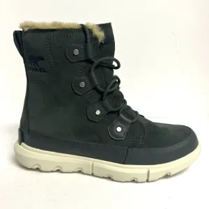 Sorel Women's Explorer II Joan Faux Fur Waterproof Boots Black, Size 7 M