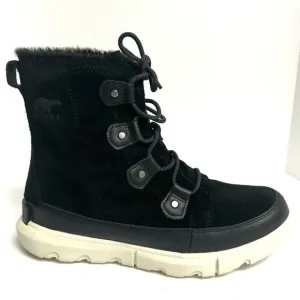 Sorel Women's Explorer II Joan Waterproof Winter Boots Black, Size 11 M