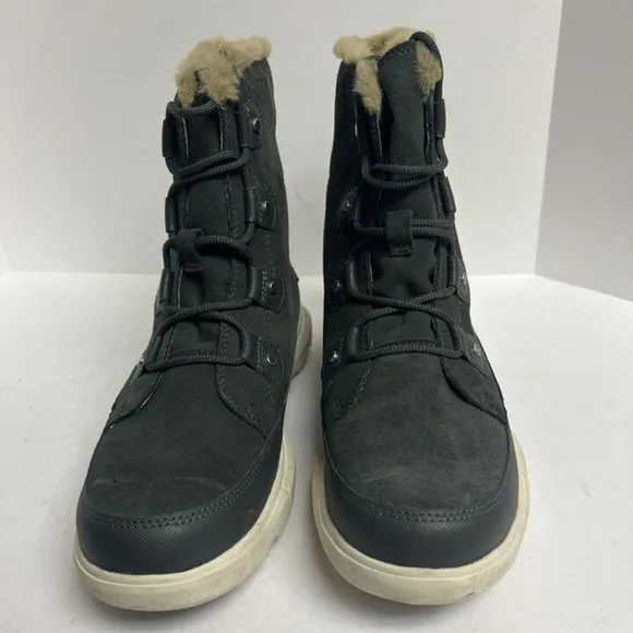 Sorel Women's Explorer II Joan Waterproof Winter Boots Gray, Size 10.5 M