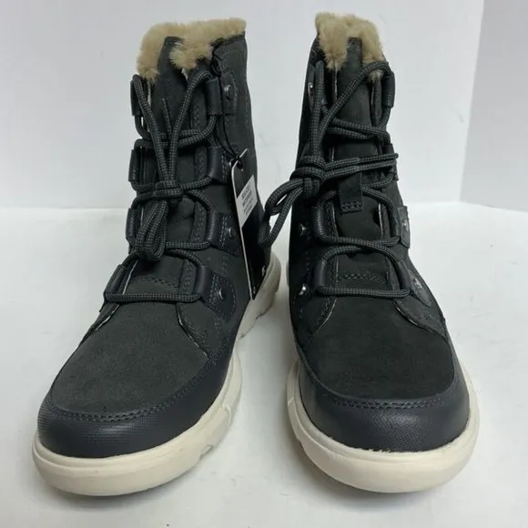 Sorel Women's Explorer II Joan Waterproof Winter Boots Gray, Size 6 M