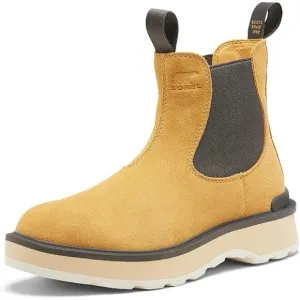 Sorel Womens Hi-Line Chelsea Waterproof Suede Ankle Boots Yellow Size 8.5 NWT