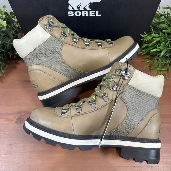 Sorel Women's Lennox Hiker STKD Waterproof Boots Size 8