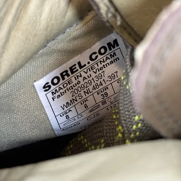 Sorel Women's Lennox Hiker STKD Waterproof Boots Size 8
