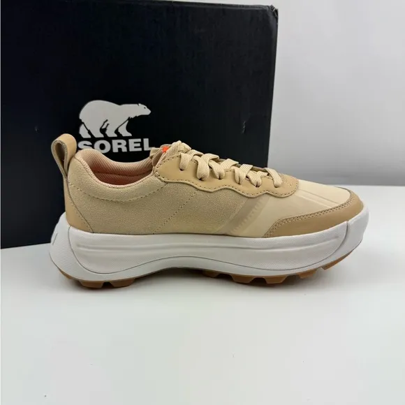 Sorel Women’s Size 8 ONA 503 Low Ceramic/ Bleached Ceramic Fashion Sneaker Shoes