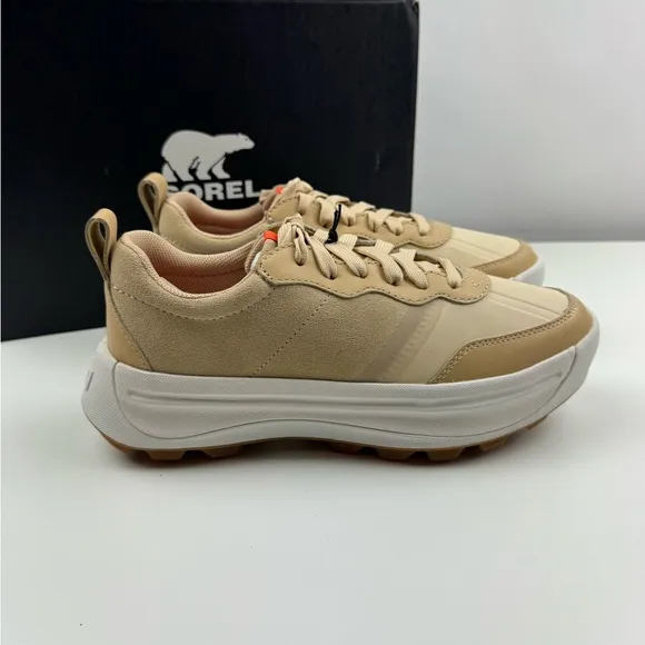 Sorel Women’s Size 8 ONA 503 Low Ceramic/ Bleached Ceramic Fashion Sneaker Shoes