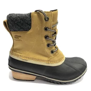 Sorel Women’s Slimpack Lace II, Brown Insulated Waterproof Boots, Size 7 M