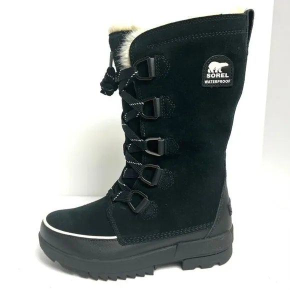 Sorel Women's Tivoli IV Tall Waterproof Winter Boots Black, Size 7.5 M