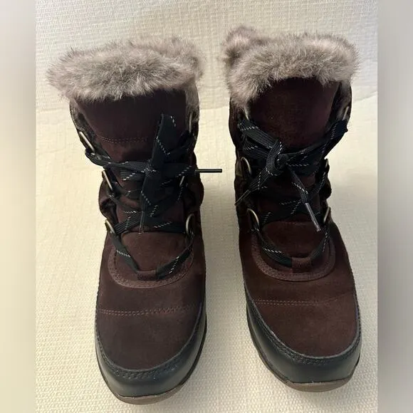 Sorel Women's Tivoli Sport Cattail Brown Boots LL5337-908 Waterproof Size 7.5