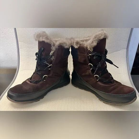 Sorel Women's Tivoli Sport Cattail Brown Boots LL5337-908 Waterproof Size 7.5