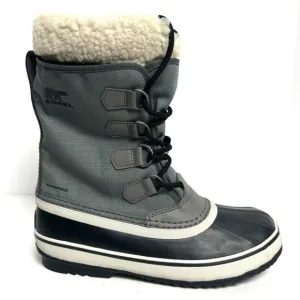 Sorel Women's Winter Carnival Waterproof Gray Boots, Size 8.5 M