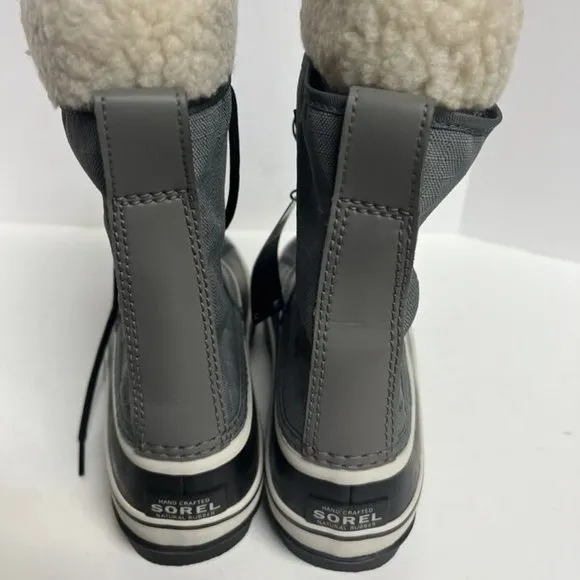 Sorel Women's Winter Carnival Waterproof Gray Boots, Size 8.5 M
