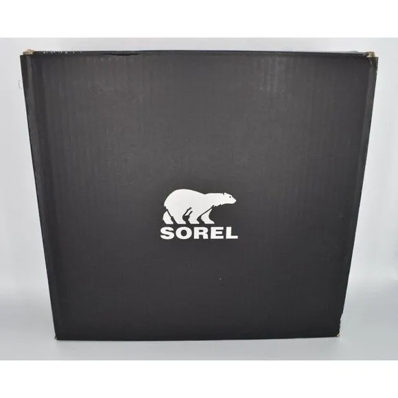 Sorel Womens Size 9 Evie II NW Lace Omega Taupe Wet Sand Waterproof Wedge Boots