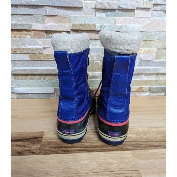 Sorel Yoot Pac Purple/Pink Snow Boots Girls Size 4
