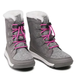 Sorel Young Whitney II Joan Lace Boot — Waterproof Winter Boots Big Kids