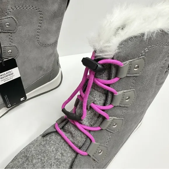 Sorel Young Whitney II Joan Lace Boot — Waterproof Winter Boots Big Kids