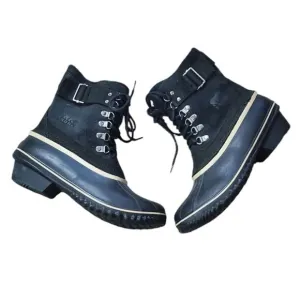 Sorel Black Suede Boots