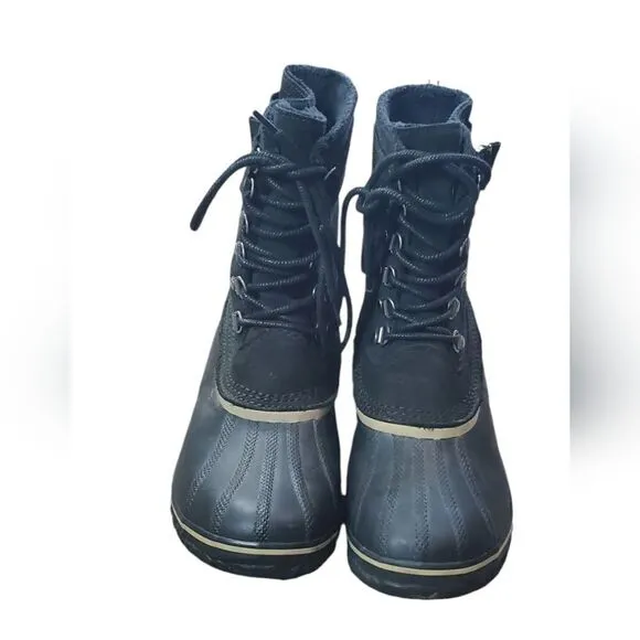 Sorel Black Suede Boots