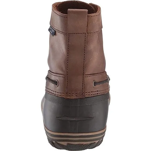 Sperry Mens Huntington Duck Boot Boots, Brown/Dk Brown, 7.5