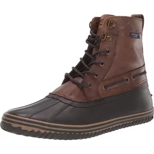 Sperry Mens Huntington Duck Boot Boots, Brown/Dk Brown, 7.5