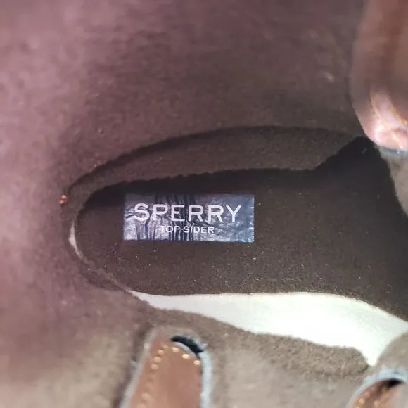 Sperry Top Sider Saltwater Toddler Size 12 Brown Leather Waterproof Duck Boots