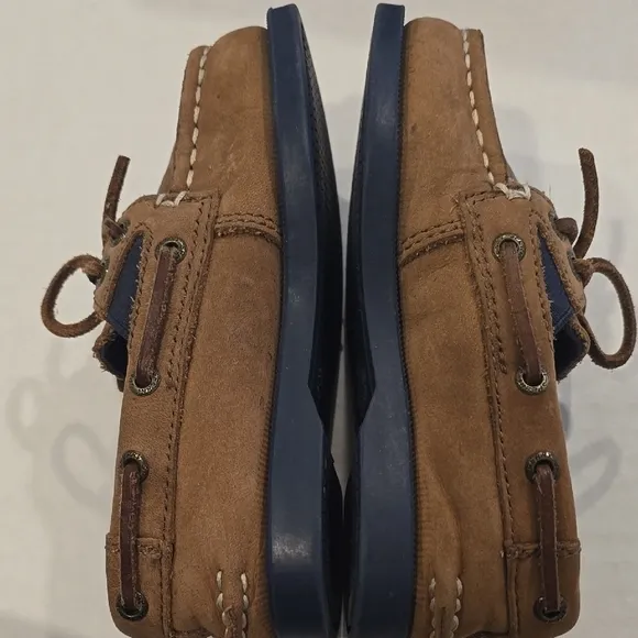 Sperry   Vineyard Vines Sahara Little Boys Brown Boatshoe sz 9
