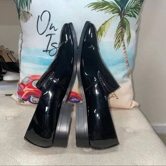 Stacy Adams 21113-004 Black Patent Leather Loafer Shoes Size 11M