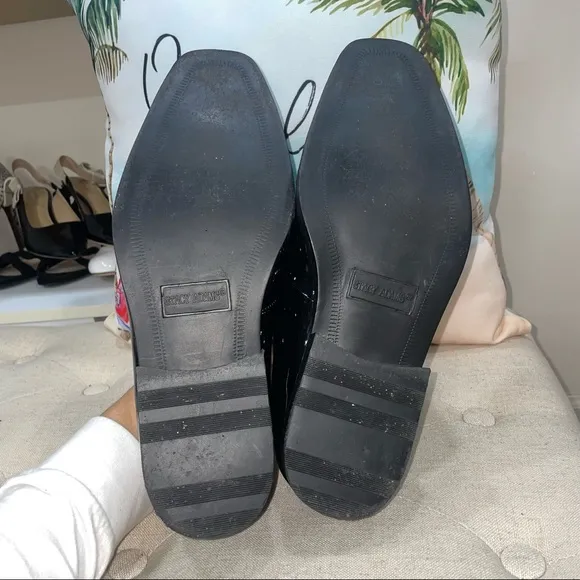 Stacy Adams 21113-004 Black Patent Leather Loafer Shoes Size 11M