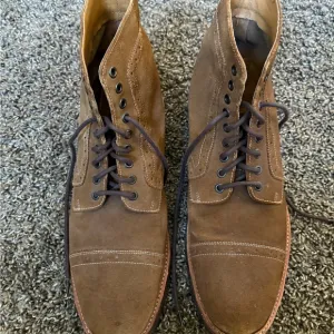 Stacy Adams Brown Ankle-High Lace-Up Boots
