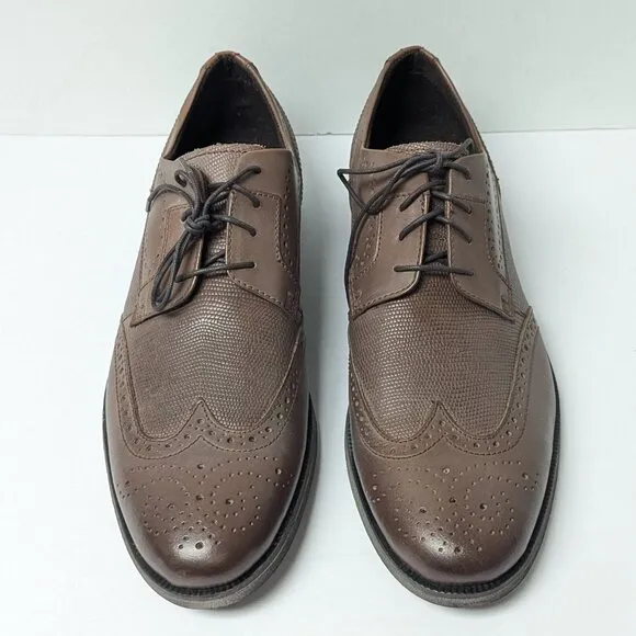 Stacy Adams Lace-Up Oxford, Brown Leather, Men's 12 M