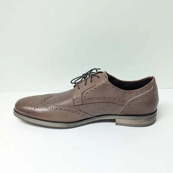 Stacy Adams Lace-Up Oxford, Brown Leather, Men's 12 M