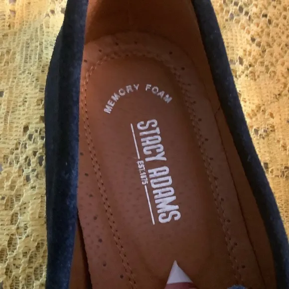 Stacy Adams leather shoes memory foam size 9.5M