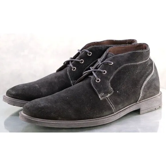 Stacy Adams Men's Chukka Boots Size 10 Suede Black