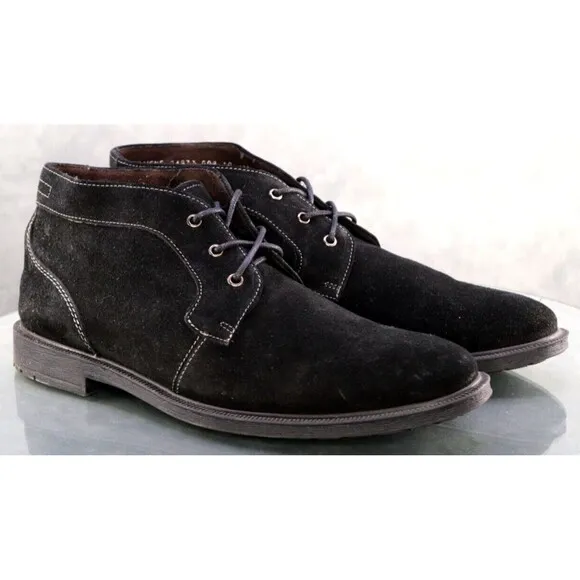 Stacy Adams Men's Chukka Boots Size 10 Suede Black