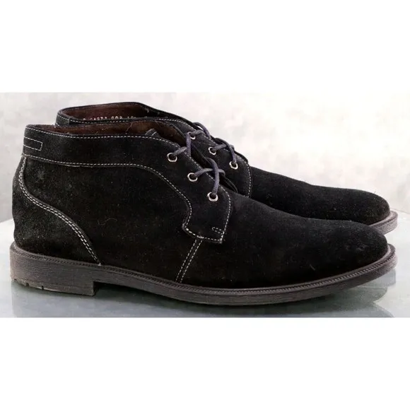 Stacy Adams Men's Chukka Boots Size 10 Suede Black