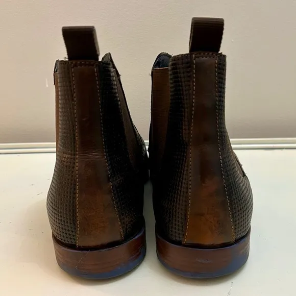 Stacy Adams Men's Rafferty Cap Toe Lace Up Brown Leather Boots