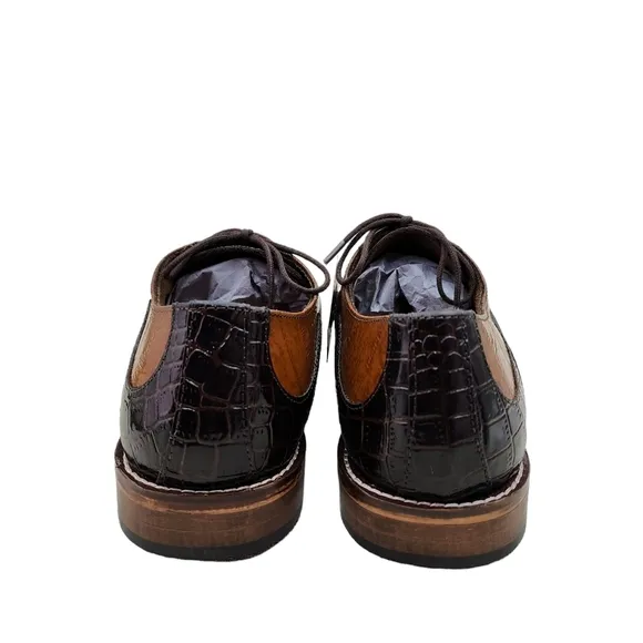 Stacy Adams Men's TRUBIANO Moc Toe Oxford Shoes - 11.5