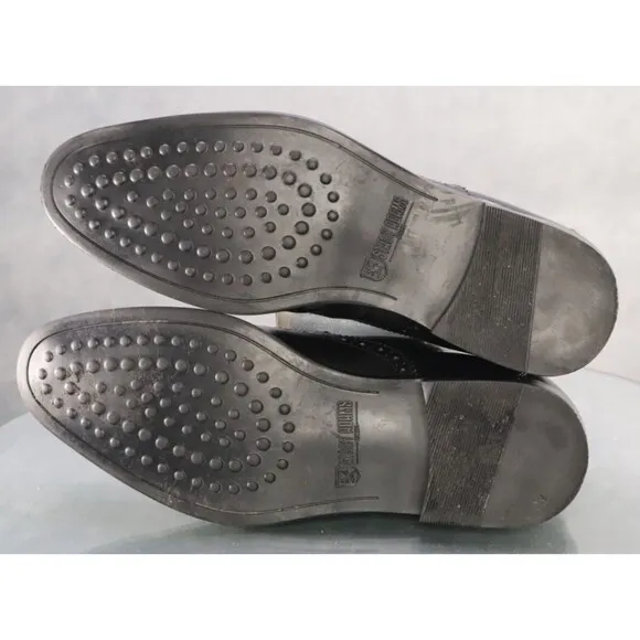 Stacy Adams Men's Wingtip Oxfords Dress Shoes Size 10.5 M Leather Black